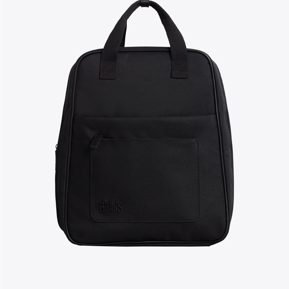 BEIS Black Expandable Backpack